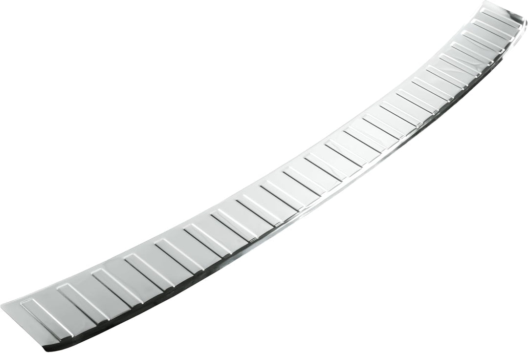 RECAMBO Ladekantenschutz Edelstahl Hochglanz poliert, Chrom Look - kompatibel für Volvo V60 2 - BJ a