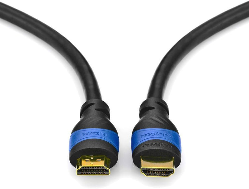 deleyCON 25m HDMI Kabel - Kompatibel zu HDMI 2.0a/b/1.4a - 4K UHD 2160p (4096x2160 Pixel) Full HD HD