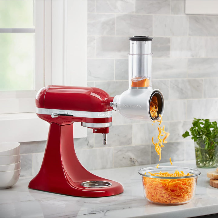 KitchenAid Fresh Prep Slicer/Shredder Aufsatz, Weiss Weiss/Opulenter Garten, Weiss/Opulenter Garten