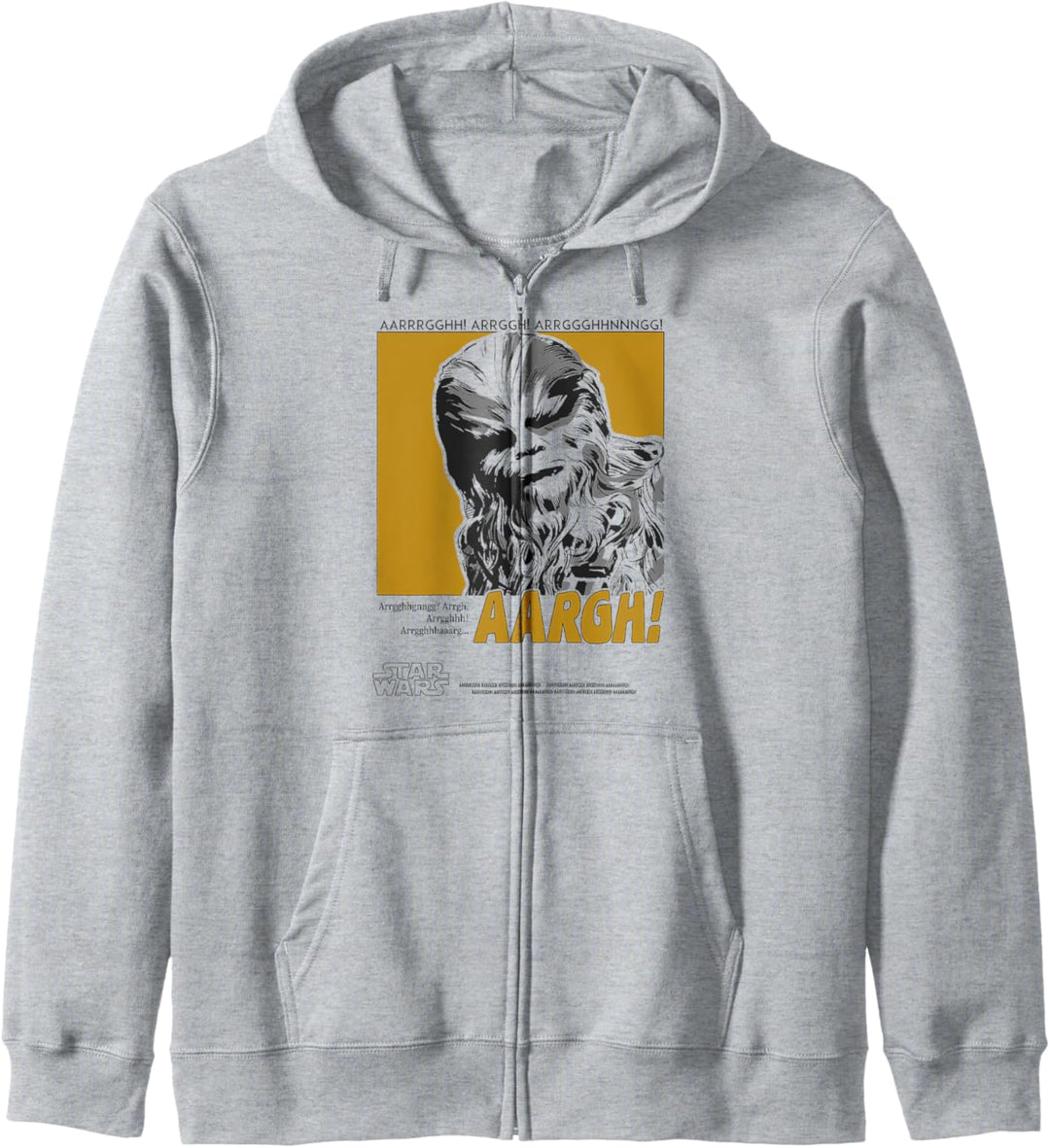 Star Wars Wookie Aargh Poster Kapuzenjacke