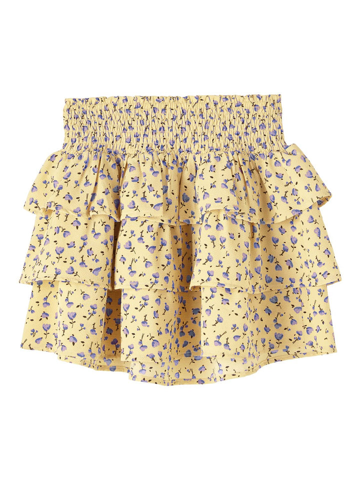NAME IT Mädchen Nkfhanah Skirt Rock 140 Double Cream, 140 Double Cream
