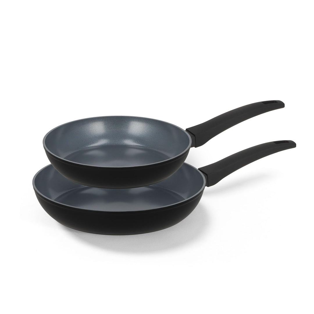 Be Living Delight Pfannenset 2-teilig, Bratpfanne 24 & 28 cm, Non Stick Keramik Antihaft, Induktion,