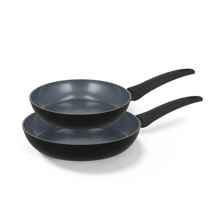 Be Living Delight Pfannenset 2-teilig, Bratpfanne 24 & 28 cm, Non Stick Keramik Antihaft, Induktion,