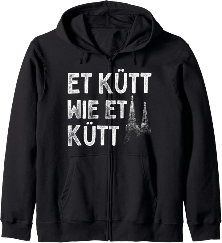 Köln Et Kütt Wie Et Kütt Kölsch Karneval Kölner Grundgesetz Kapuzenjacke