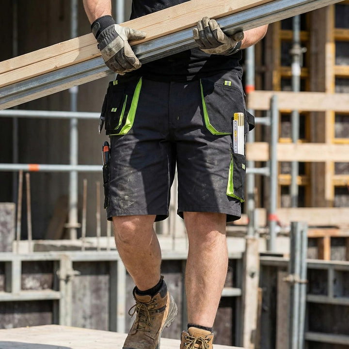 Emerton Arbeitsshorts - Kurze Arbeitshose Herren - Kurze Arbeitshosen Herren - Herren Cargohose Kurz
