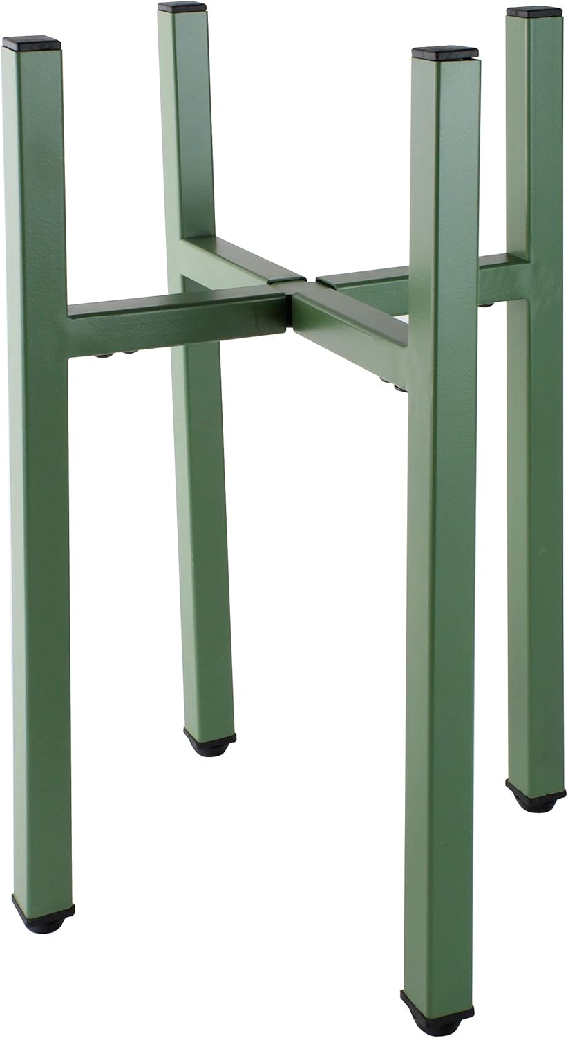 Natural Goods Berlin 1x Design Pflanzenständer X-FORM aus Metall grössen-verstellbare Blumentreppe f