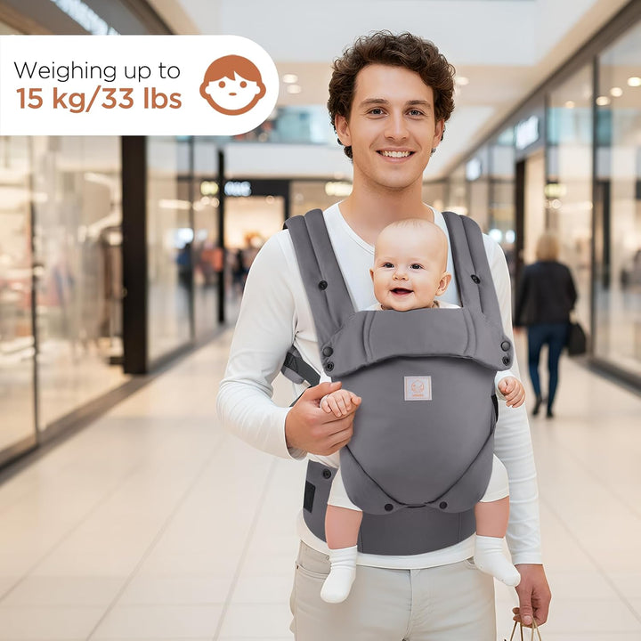 GAGAKU Babytrage für Babys Kleinkinder, Einfach zu Tragen Gesicht in Gesicht nach Vorne und Hinten T