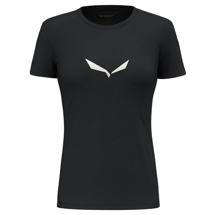 Salewa Damen Solid DRI-Release T-Shirt Funktionsshirt Outdoor-Shirt L Black Out, L Black Out