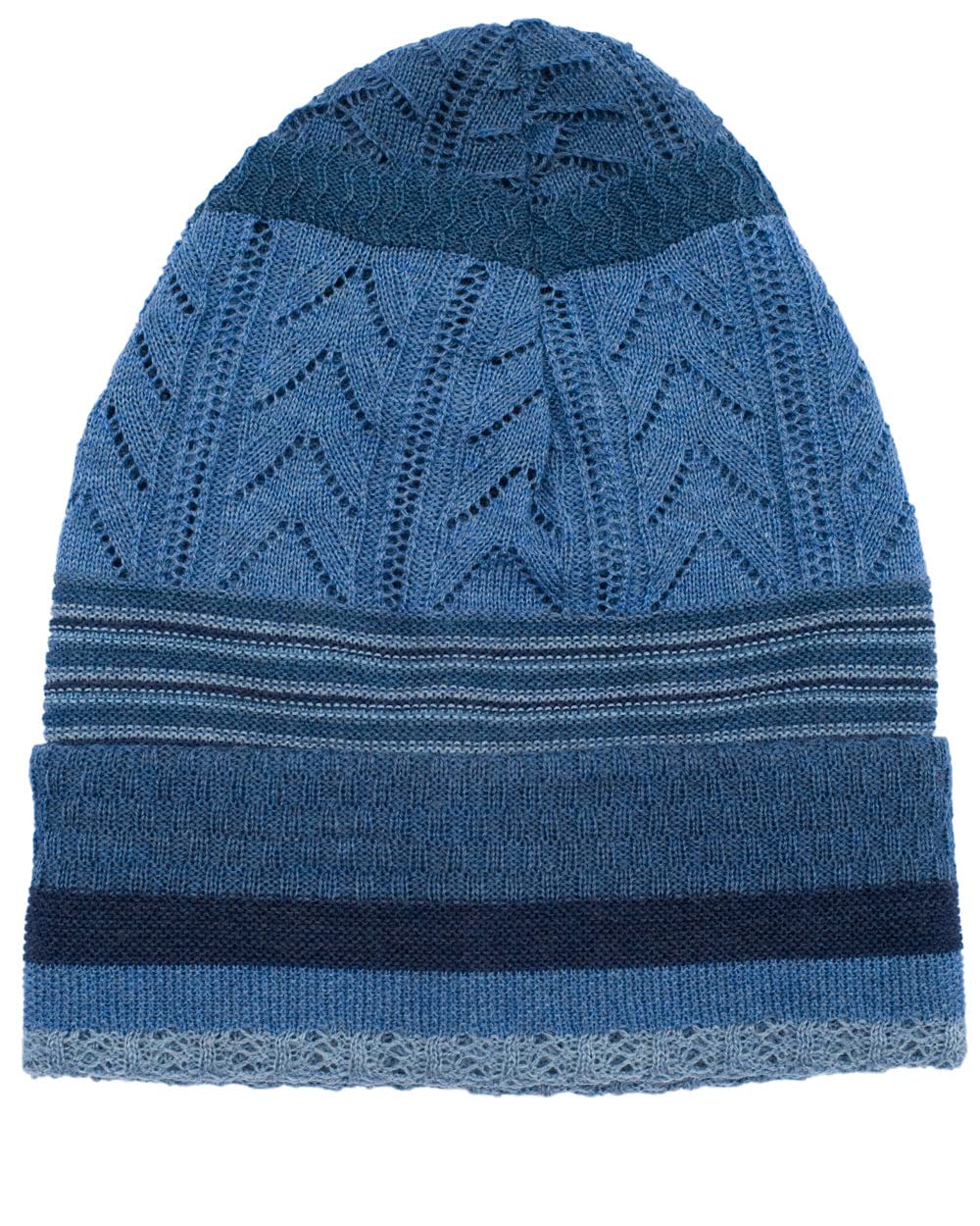 Invero, Merino Mütze Mucke, 100% Wolle Kopfumfang: 54-58 (flexibel), Länge 34 cm, umgeschlagen 27 cm