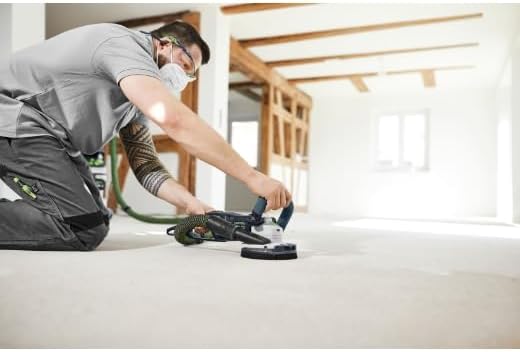 Festool Sanierungsschleifer RG 130 ECI-Set DIA HD RENOFIX (mit Führungstisch, Spannflanschgarnitur,