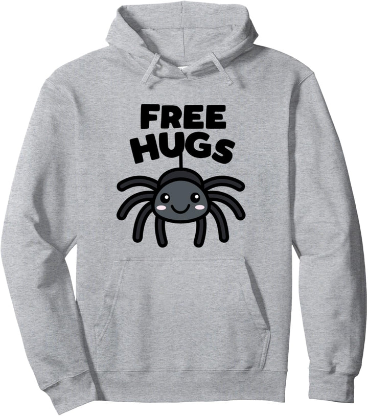 Free Hugs Süsse Spinne Kawaii Halloween dunkel Pullover Hoodie