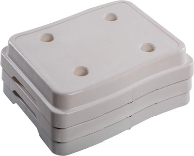 UPP 10 cm Badezimmer-Stufe stapelbar & erweiterbar | Belastbar bis 189 kg | Tritthocker für Senioren