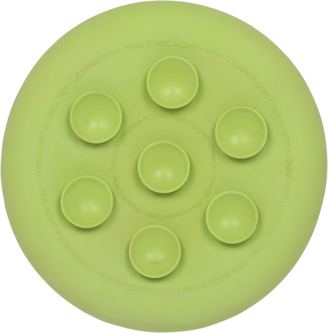 LickiMat UFO Ablenker für Baden, Duschen und Pflegen, Naturkautschuk, grosser Schnuller, Lecknoppen,