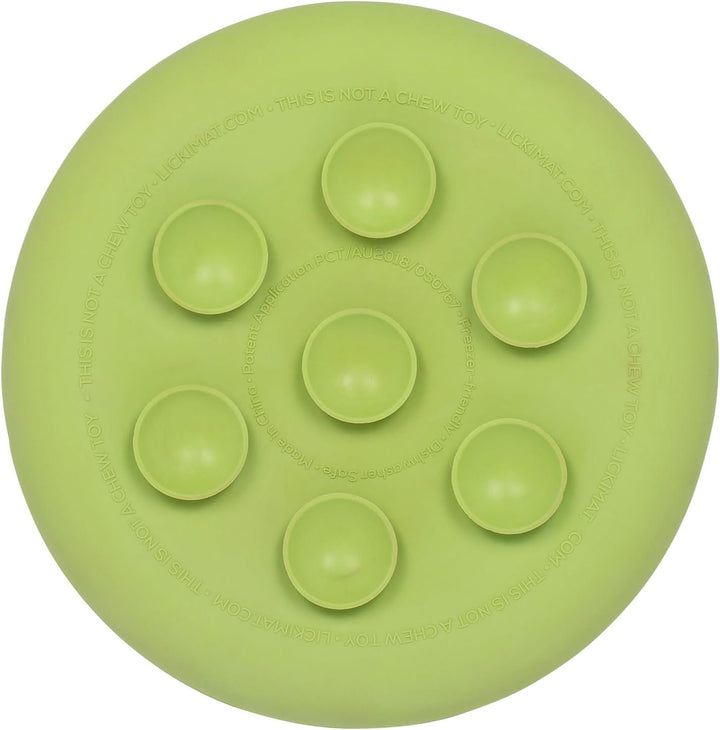 LickiMat UFO Ablenker für Baden, Duschen und Pflegen, Naturkautschuk, grosser Schnuller, Lecknoppen,