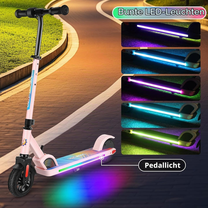 Caroma E Scooter Kinder von 8-12 Jahren, 180W Motor, bis zu 16 km/h &amp; 8 km, Elektroroller Kinder mit