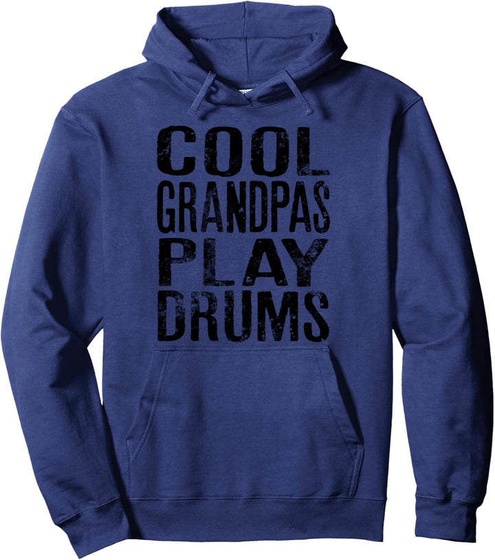 Cool Grandpas Play Drums lustiges Zitat für Musiker Pullover Hoodie