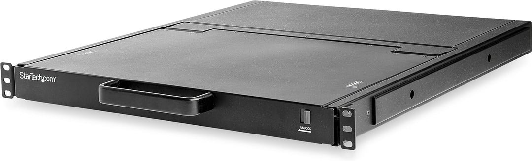 StarTech.com Rack KVM Konsole HD 1080p - US Tastatur(QWERTY), Ein Port VGA KVM mit 17" LCD Monitor -