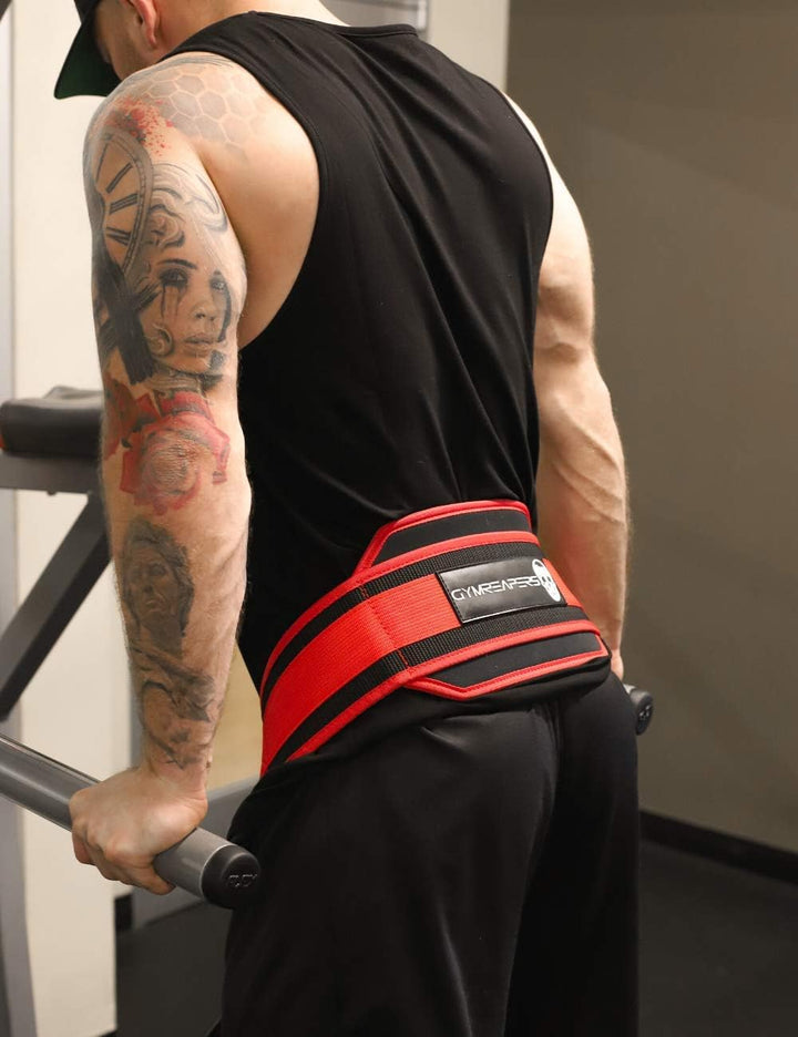 Gymreapers Dip-Gürtel mit Kette für Gewichtheben, Klimmzüge, Dips – robuste Stahlkette für zusätzlic