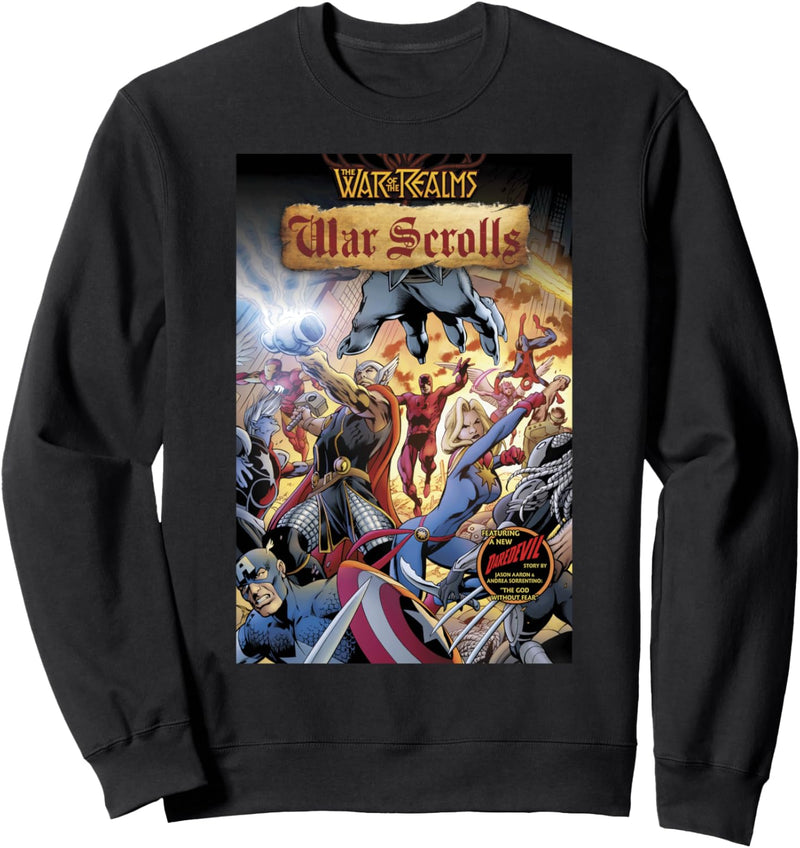 Marvel War Of The Realms War Scrolls Comic Cover Sweatshirt