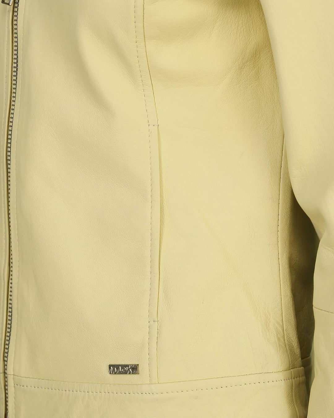 MAZE Damen Lederjacke Summerset L Gelb, L Gelb