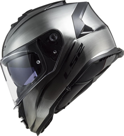 LS2, Integraler Motorradhelm Storm Jeans Titanium, XS