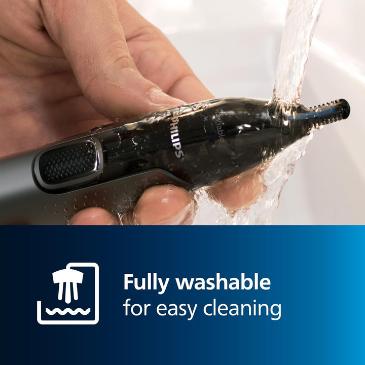 Philips Nose trimmer Series 3000 Nasenhaar-, Ohrenhaar- und Augenbrauentrimmer mit PrecisionTrim-Tec