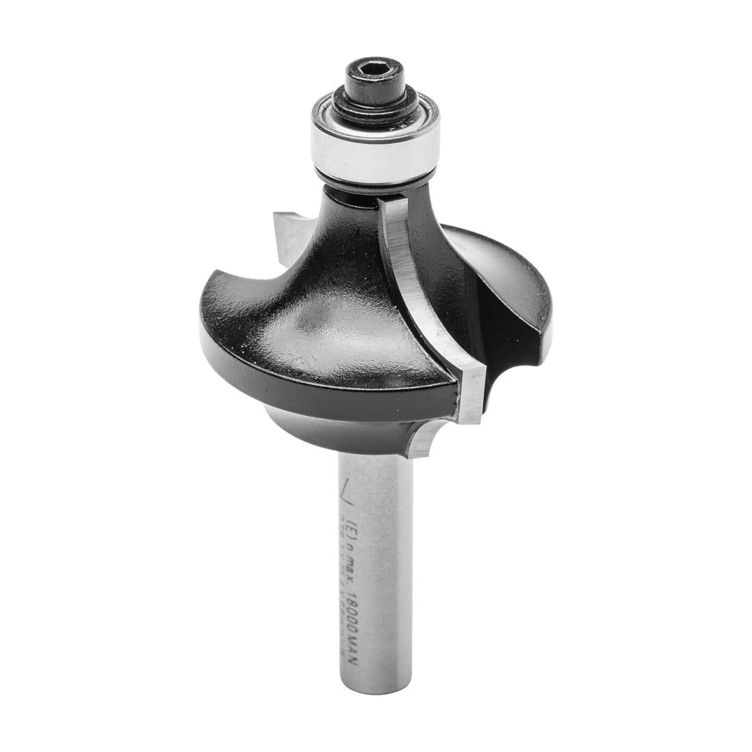 ENT 14560 Duo-Radienfräser HW, Schaft (S) 8 mm, Durchmesser (D) 38,1 mm, NL 25,4 mm, R1 6,35 mm, R2