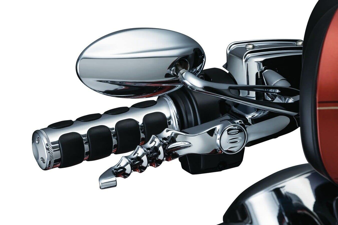 Kuryakyn 1 Paar Premium ISO Lenkergriffe für Drossel und Kupplung Honda & Triumph Motorrad glänzend
