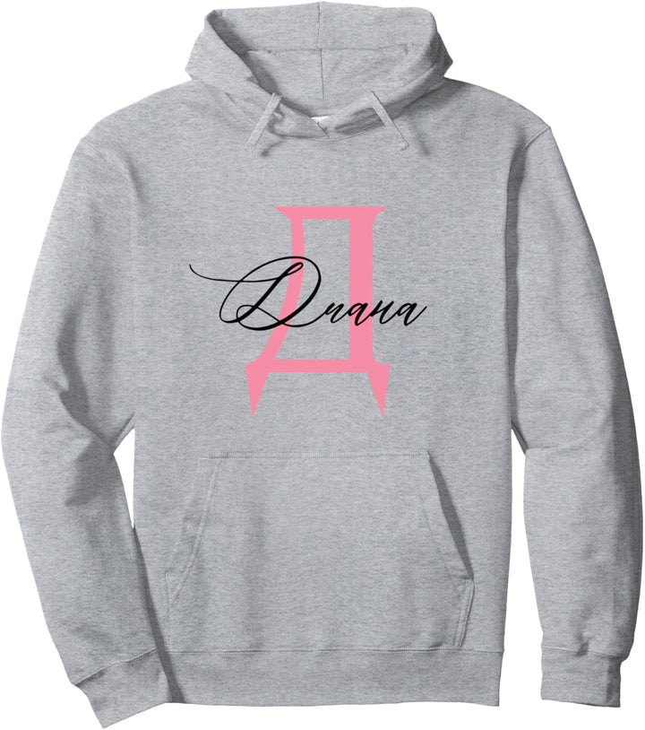 Diana in Russischer Schrift Russia Russin Buchstabe Russland Pullover Hoodie