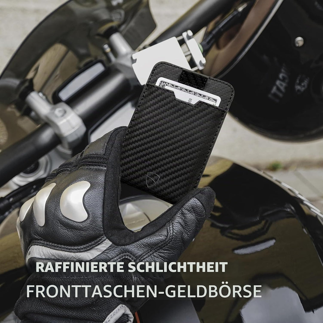 Vaultskin Chelsea Ultra-Slim Leder-Geldbörse für die Vordertasche - RFID-Blockierung für Männer mit