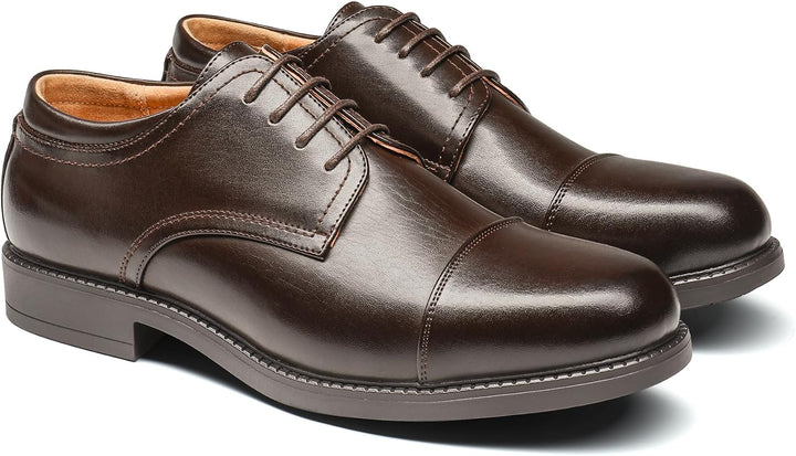 Bruno Marc Herren Anzugschuhe Schnürhalbderby 39 EU Dunkelbraun, 39 EU Dunkelbraun