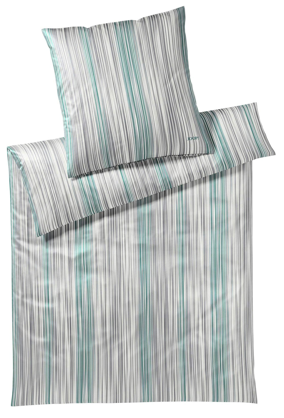 Joop! Bettwäsche Pinstripe Jade 1 Bettbezug 200 x 220 cm + 2 Kissenbezüge 80 x 80 cm, 1 Bettbezug 20