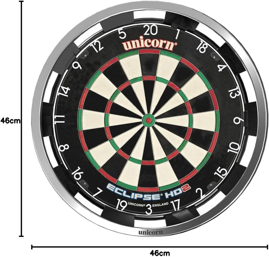 Unicorn Solar Flare Dartboard Surround mit integrierter Beleuchtung Single, Single