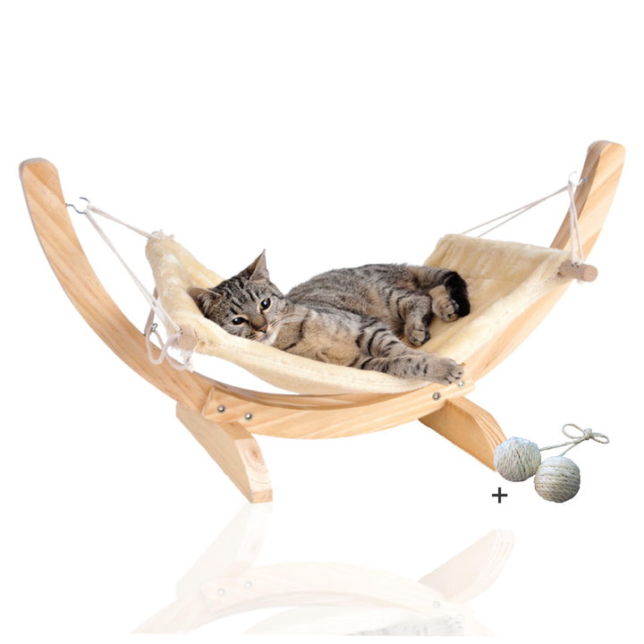 Rohrschneider Katzenhängematte Cat Relax | Katzenschlafplatz | Katzenbett | Katzenkorb zum Schlafen