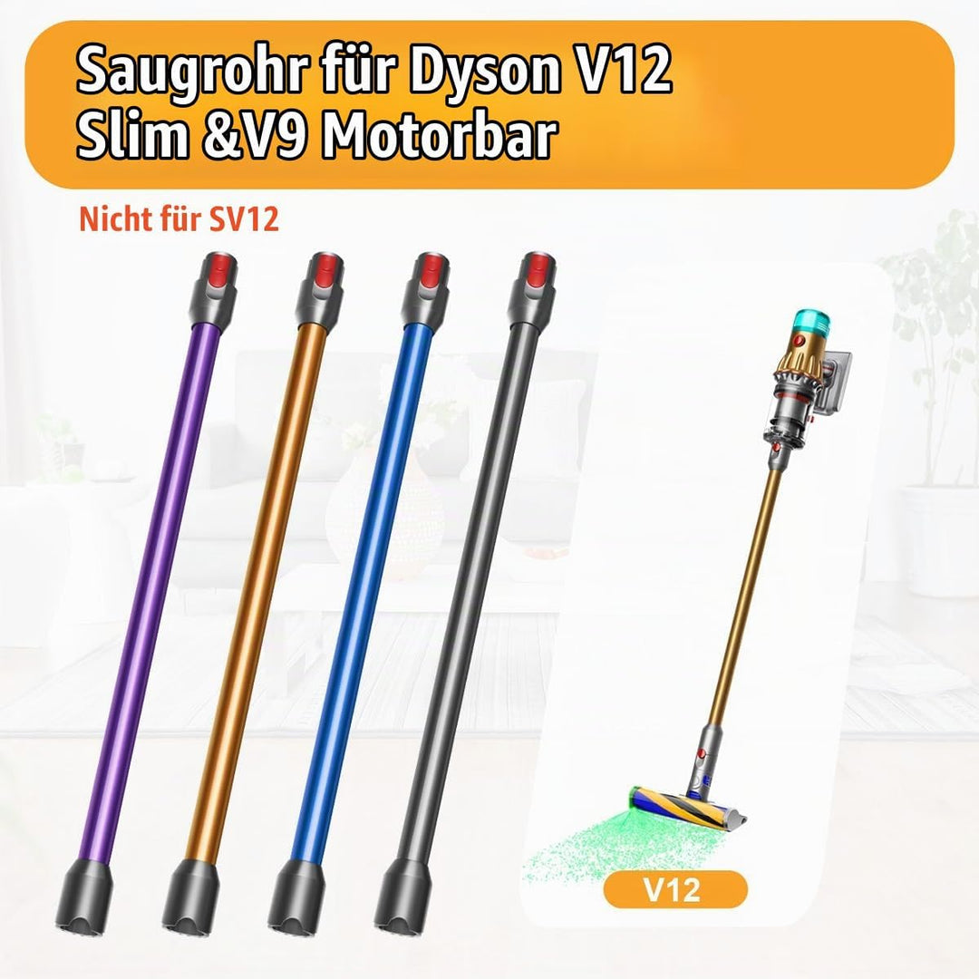 Verlängerungsrohr für Dyson V12 Slim Stabstaubsauger, Ersatz Verlängerungsstange Teleskoprohr Zubehö