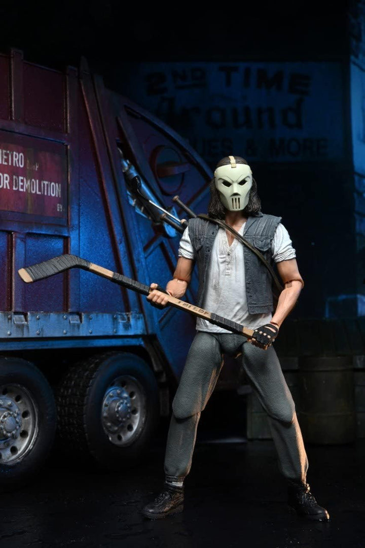 NECA Teenage Mutant Ninja Turtles Ultimate Casey Jones 7" Scale grau/weiss, Bedruckt, 100% Kunststof