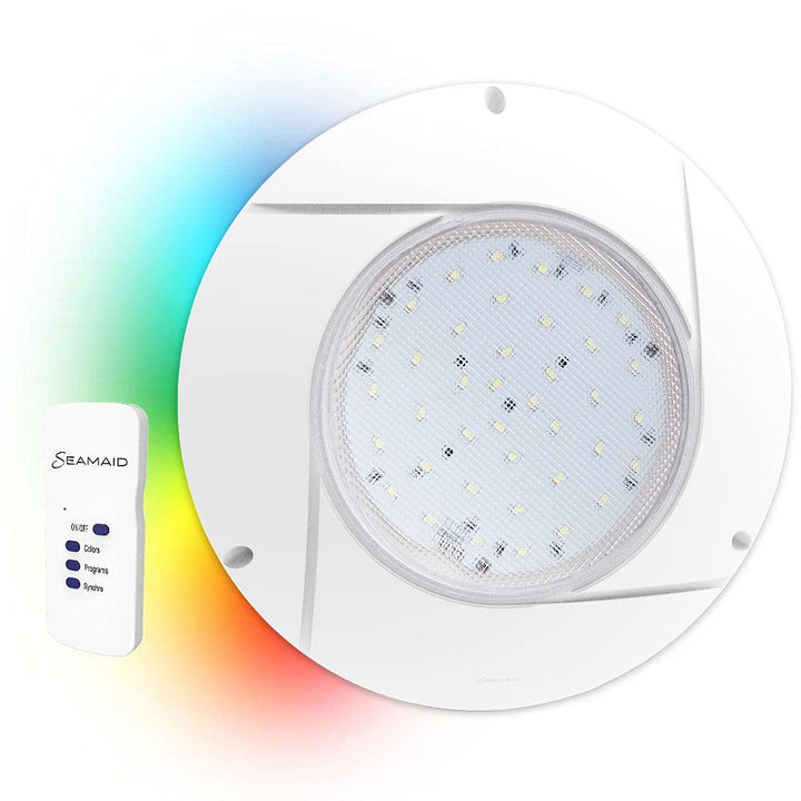 Zavattishop Seamaid 502877 Led-Projektor PAR 56 90 LED RGB mit Funkfernbedienung, 16W