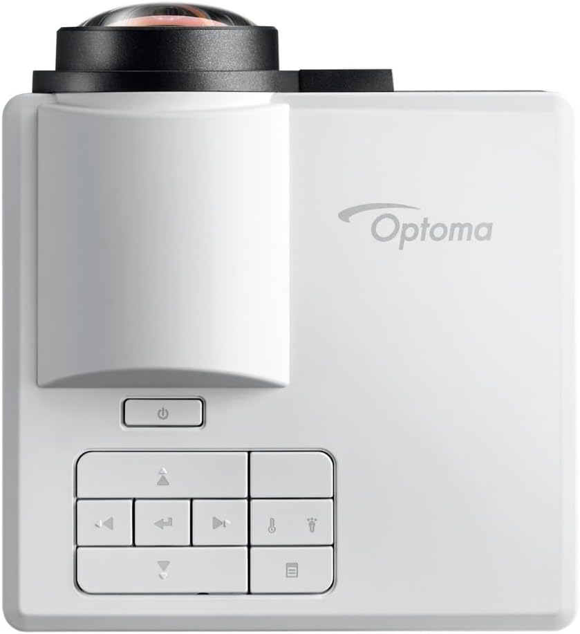 Optoma ML1050ST+ LED-Projektor (WXGA, Kurzdistanz, 20.000:1 Kontrast, 1000 Lumen) Weiss, WXGA