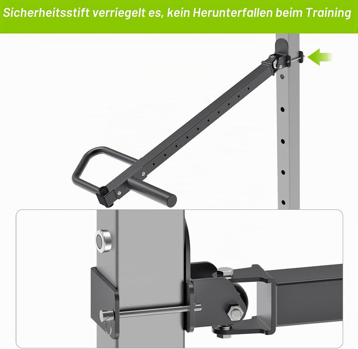 SELEWARE Multi Grip Dip-Stangenaufsatz für 2 x 2 oder 3 x 3 Zoll mit 1 oder 5/8 Zoll Loch Power Rack
