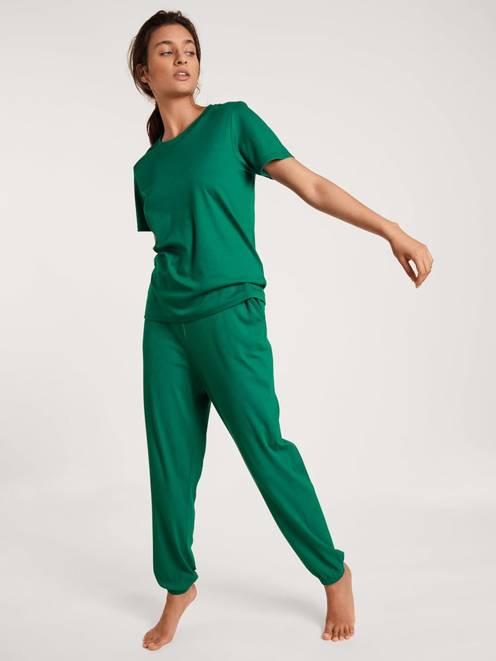 CALIDA Favourites Fruits Pants mit Bündchen Damen 32-34 Nevada Green, 32-34 Nevada Green