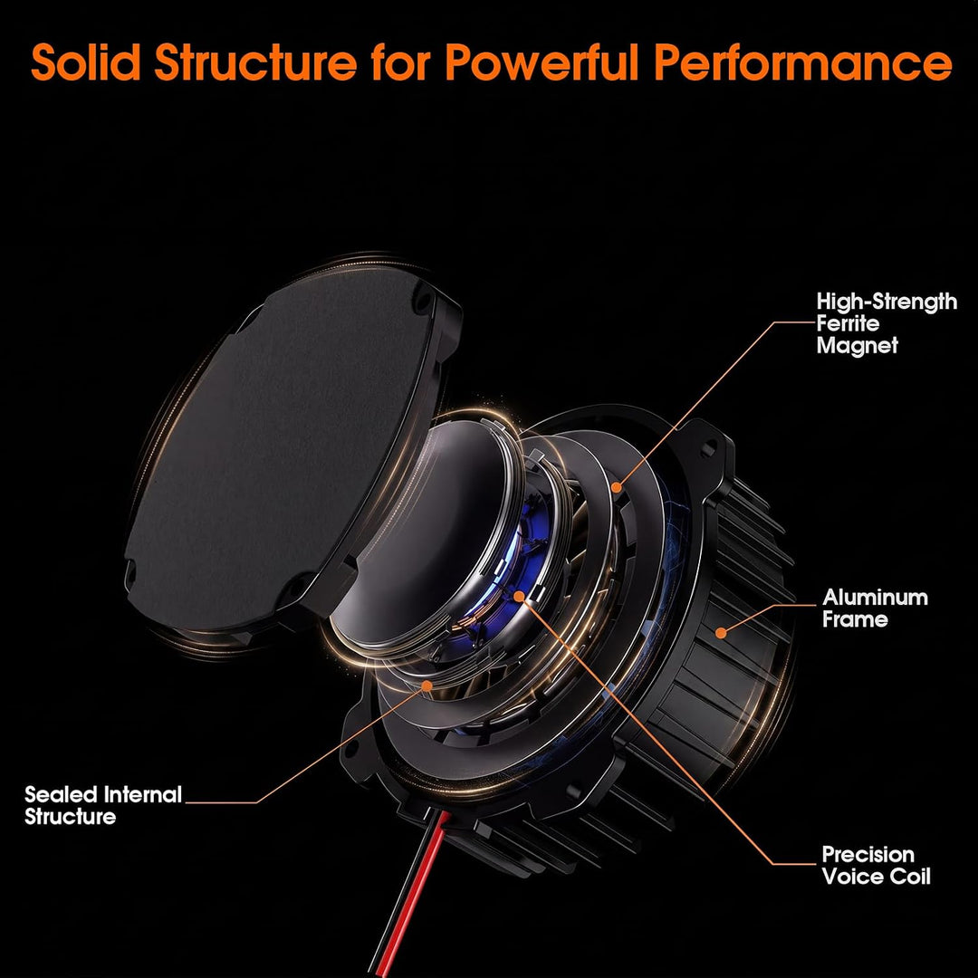 Douk Audio BS-2 Bass Shaker: 30 W Taktiler Wandler – Subwoofer-Tieftöner für Heimkino, Car-Audio und