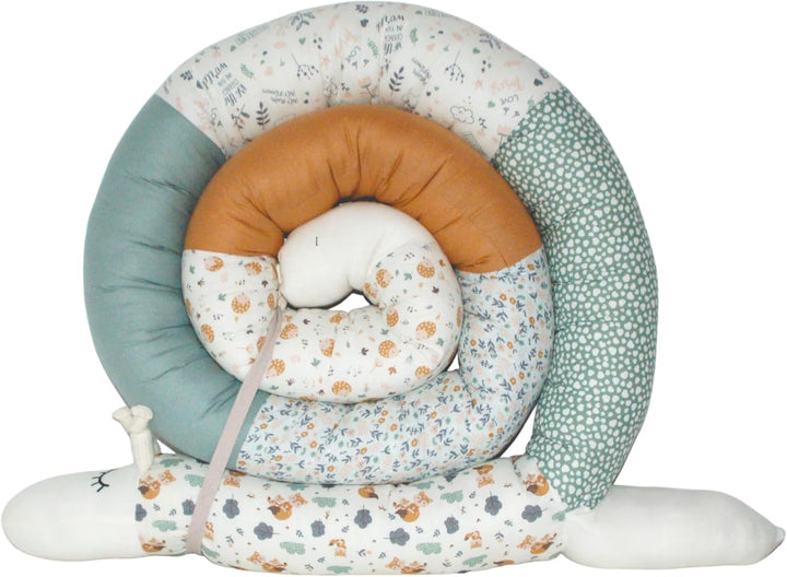 Generisch Bettschlange/Bettschnecke XXL (Motiv Einhorn) Länge 250cm **personalisierbar** Seitenschlä