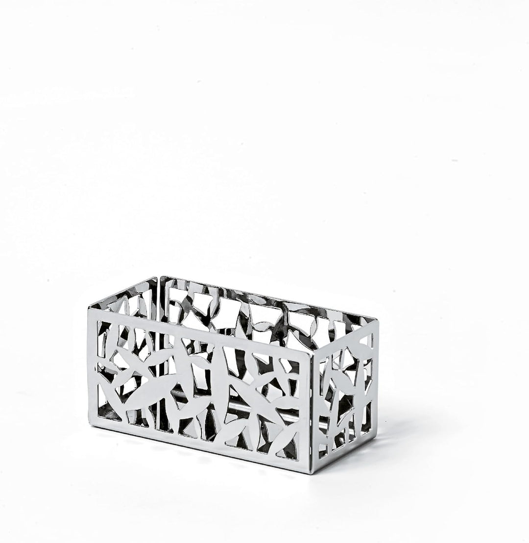 Alessi Cactus. Tee/Zucker Tasche Halter (msa29), Silber
