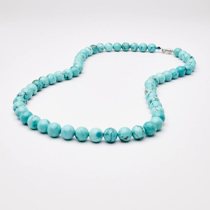 Handgemachte Herren Perlenkette Kette Tigerauge Onyx Grau Achat Jaspis | 8MM Natürliche Edelsteine H