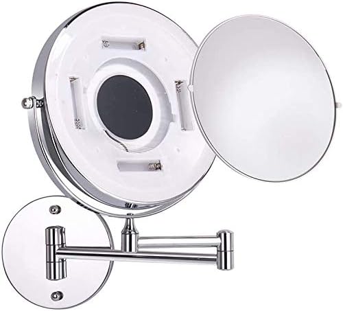 Loywe Beleuchtet Kosmetikspiegel 7-Fach mit Beleuchtung LED Wandmontage Touchscreen für Badezimmer,