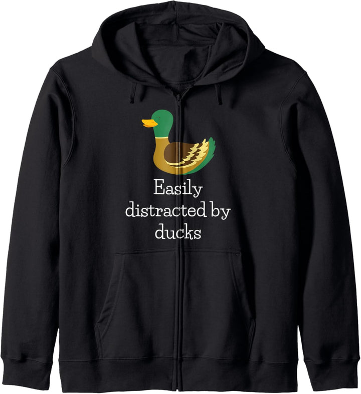 Ducks Animals Farm Leicht abgelenkt von Ducks Bird Nerd Kapuzenjacke