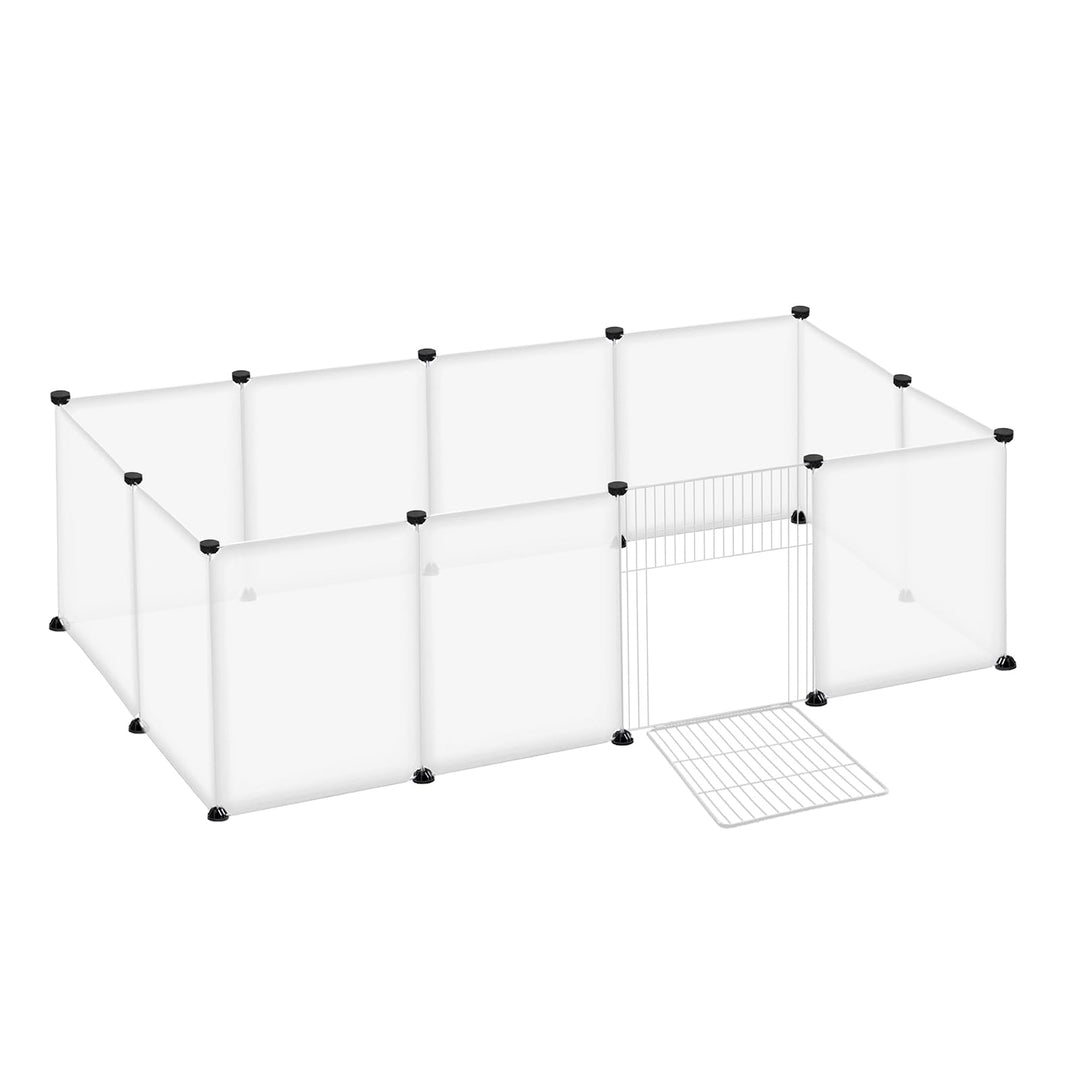 YRHome Freigehege Gittergehege für Kaninchen Hasen Meerschweinchen Käfig Gehege Kleintierkäfig inkl.