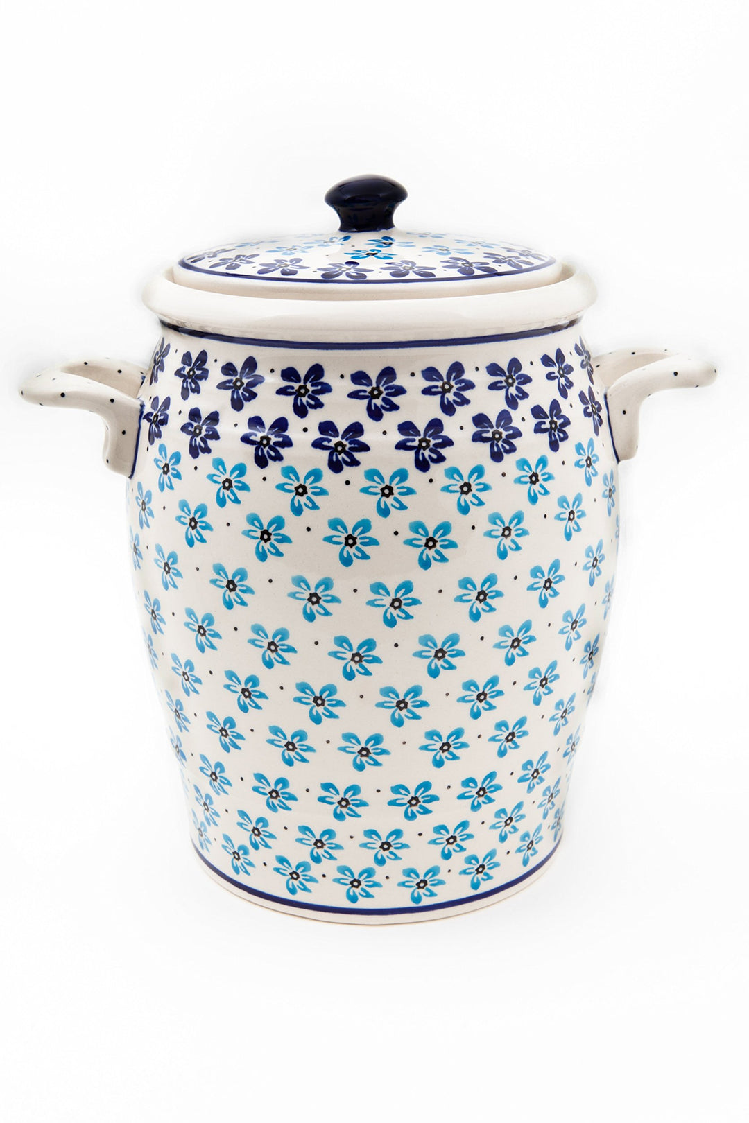 Original Bunzlauer Keramik Rumtopf 4.2 Liter / Mehrzwecktopf / Keramiktopf im Dekor 1111