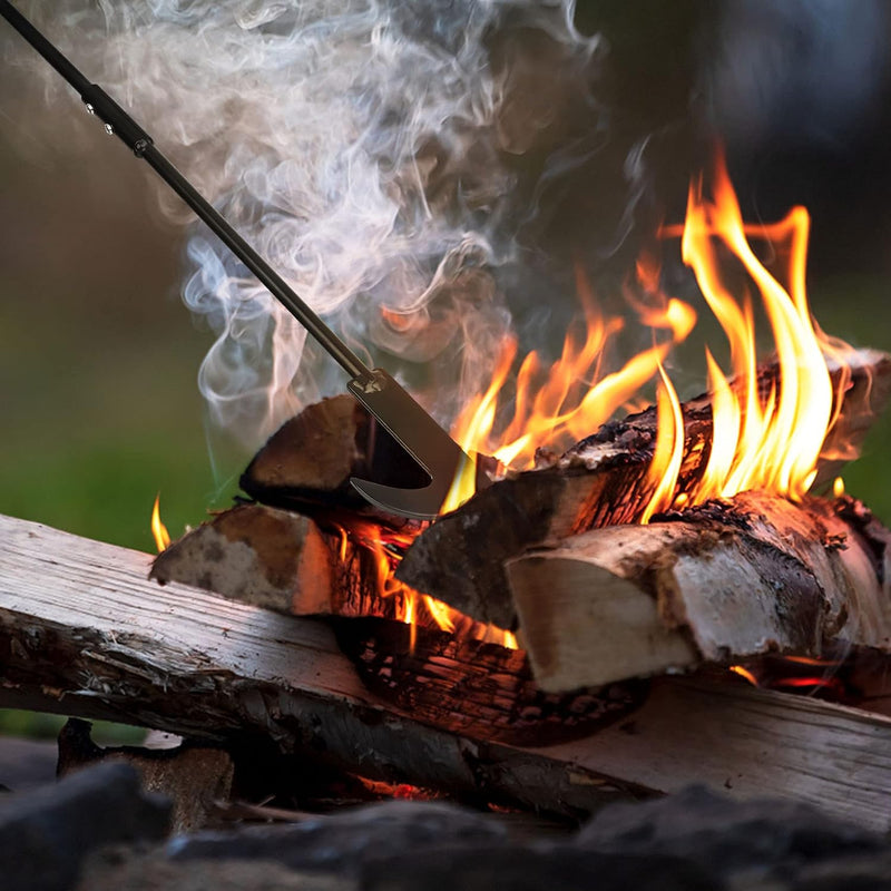 Onlyfire 91,5 cm Stahl Kamin Feuerhaken Holzkohle Schürhaken