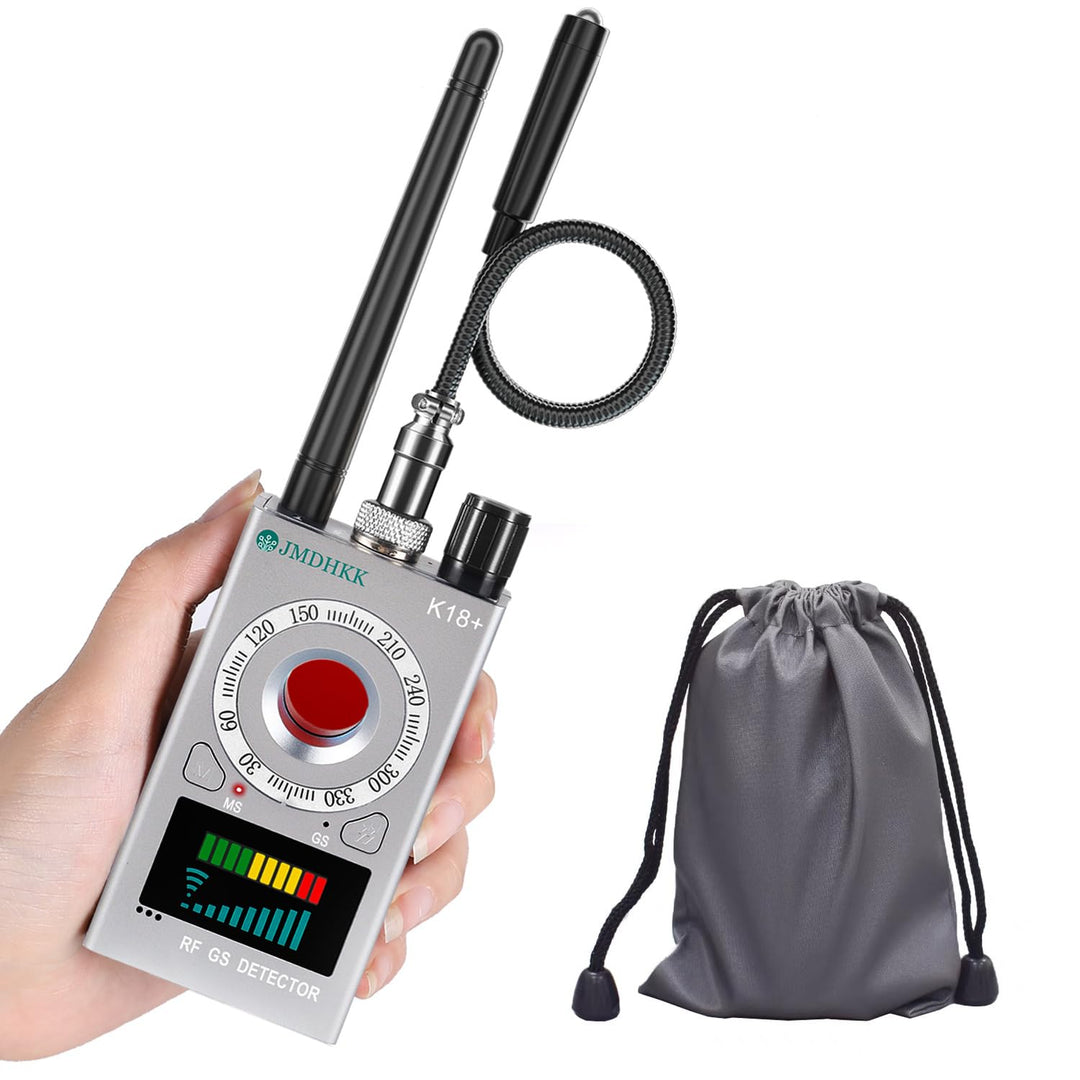 JMDHKK K18+ Versteckter Kamera-Detektor, Spionagekamera-Finder, Wanzendetektor, Magnetfeld-Detektor,
